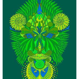 Extremly green green man